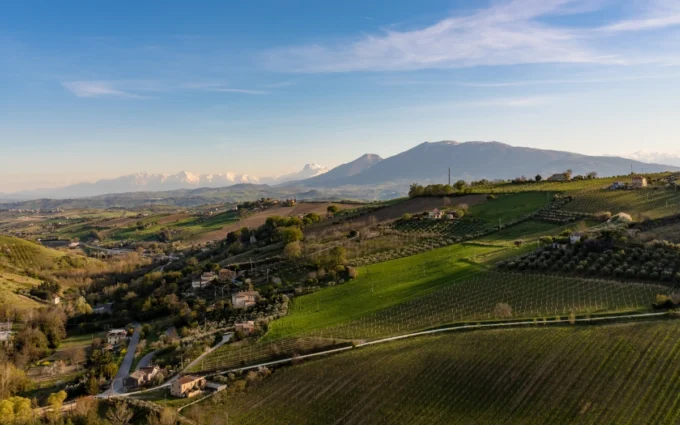 Le colline del Piceno viste da Offida - Il Piceno in 3 giorni