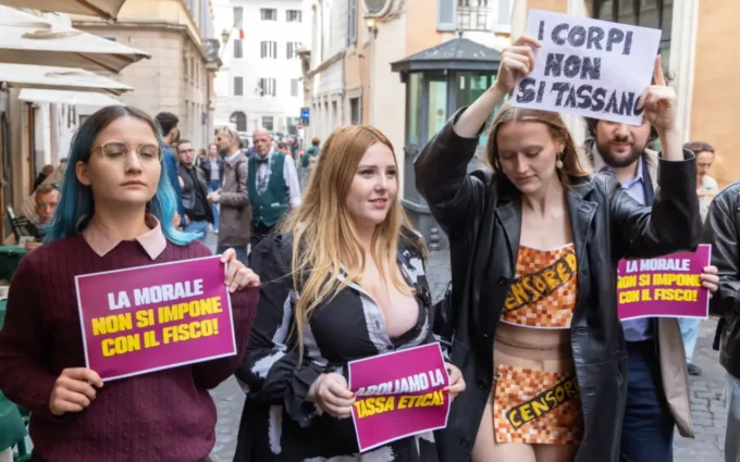 Tassa etica sul porno: Radicali Italiani e Valentina Nappi lanciano la campagna "Stop Tassa Etica" contro l'addizionale del 25% che colpisce anche i creator OnlyFans.